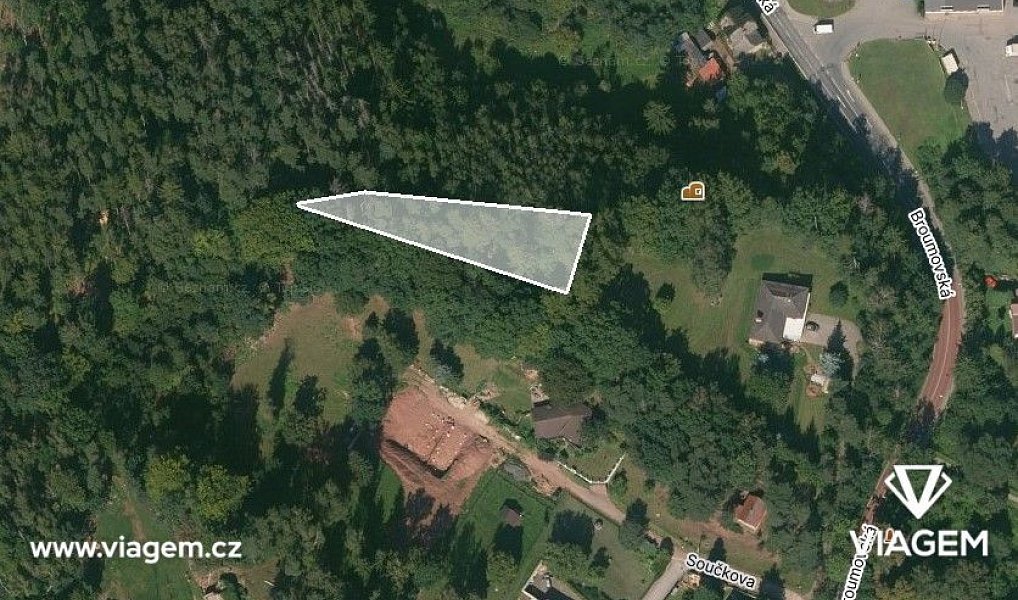 Prodej lesa 776 m², Náchod – náhled fotky 2