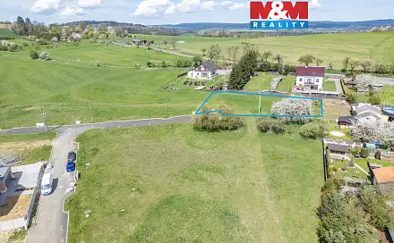 Prodej stavebního pozemku 1 009 m², Kasejovice, okres Plzeň-Jih
