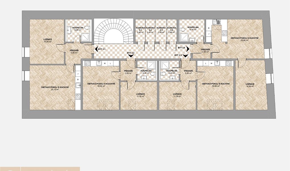 Pronájem bytu 2+kk 63 m², Kostelec nad Orlicí – náhled fotky 5