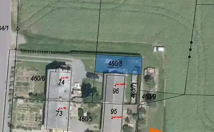 Prodej komerčního pozemku 95 m², Kdousov, okres Třebíč