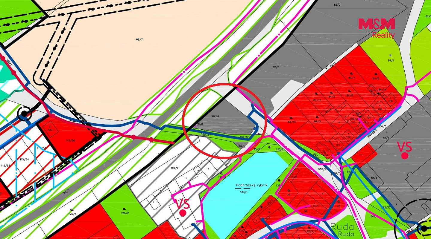 Prodej komerčního pozemku 2 449 m² – fotografie 4