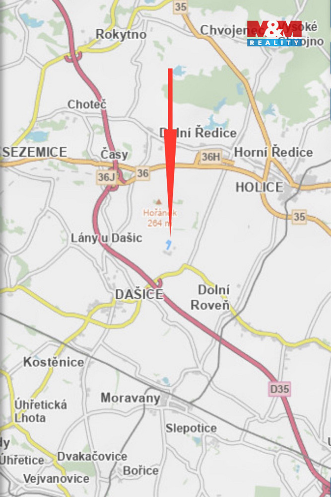 Prodej pole 19 461 m² – pohled 6