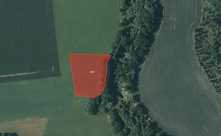 Prodej pole 3 421 m², Šebířov - Vyšetice, okres Tábor