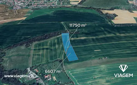 Prodej pole 6 119 m², Osvětimany, okres Uherské Hradiště