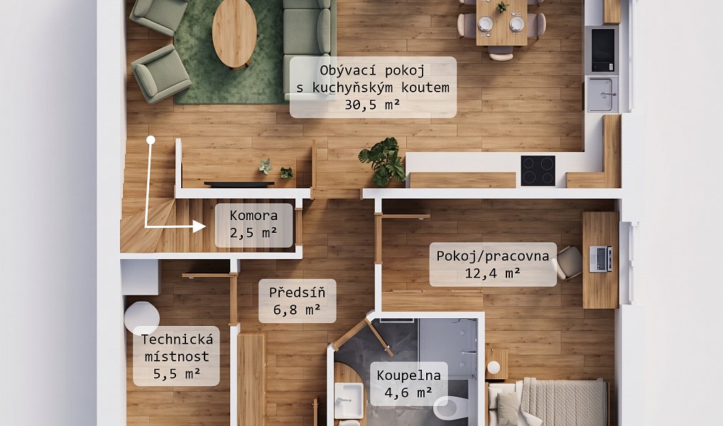 Prodej domu 123 m² s pozemkem 558 m², Lomnice nad Popelkou – náhled fotky 15