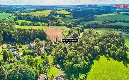 Prodej louky 3 305 m², Křečovice - Vlkonice, okres Benešov