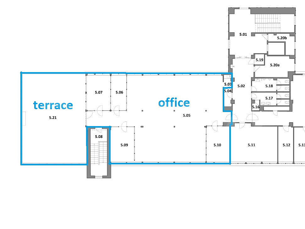 Pronájem kanceláře 257 m² – fotografie 3
