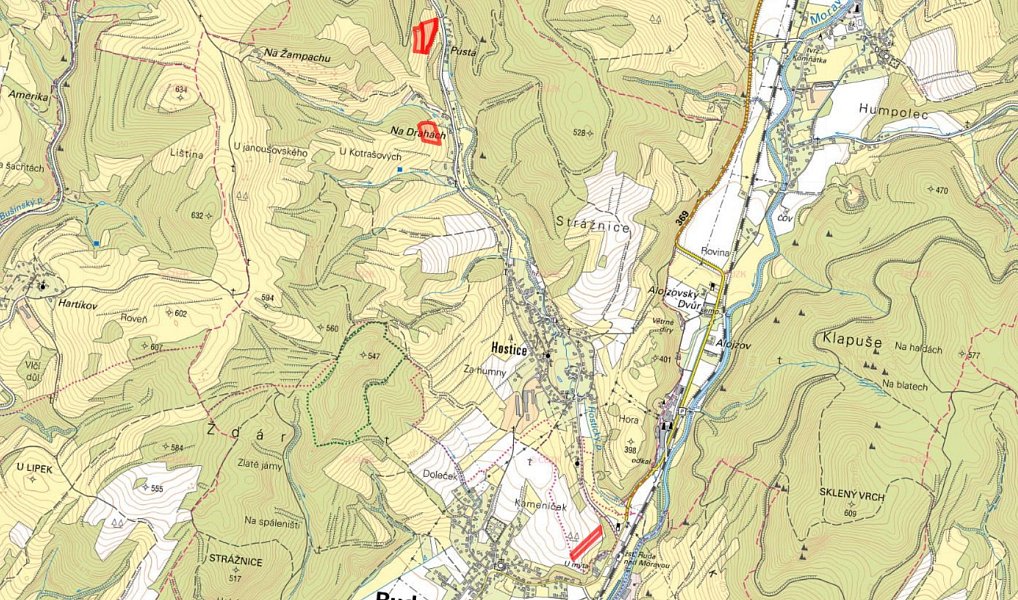 Prodej pole 31 498 m², Ruda nad Moravou – náhled fotky 3