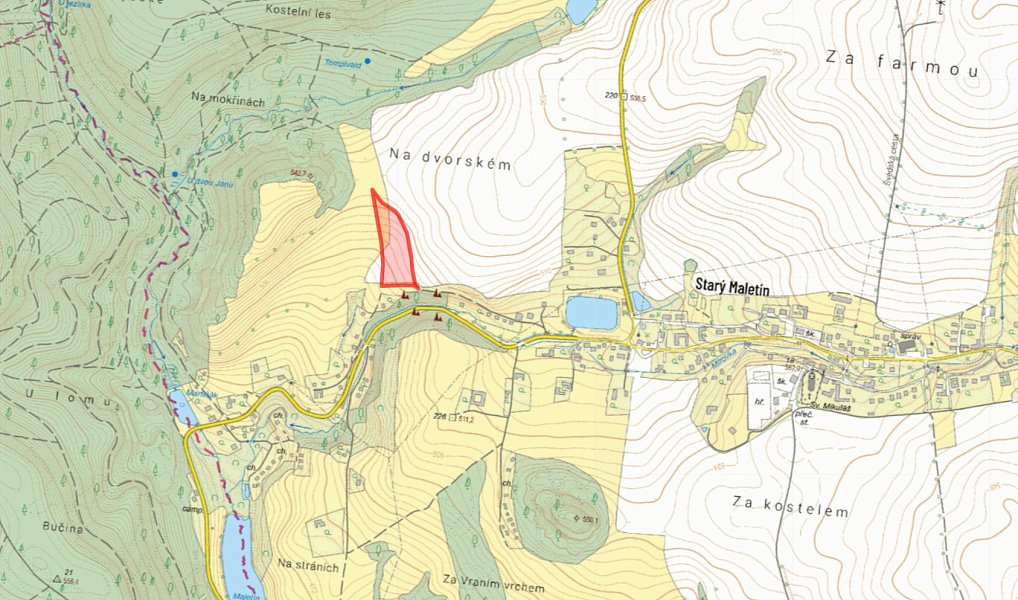 Prodej pole 14 751 m², Maletín – náhled fotky 2