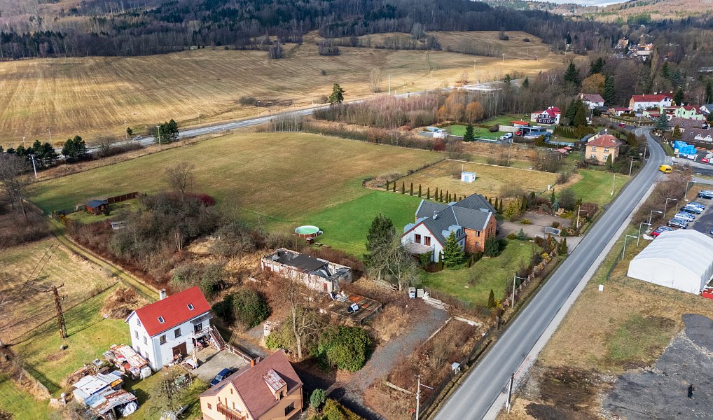 Prodej stavebního pozemku 3 359 m², Nový Bor – náhled fotky 3