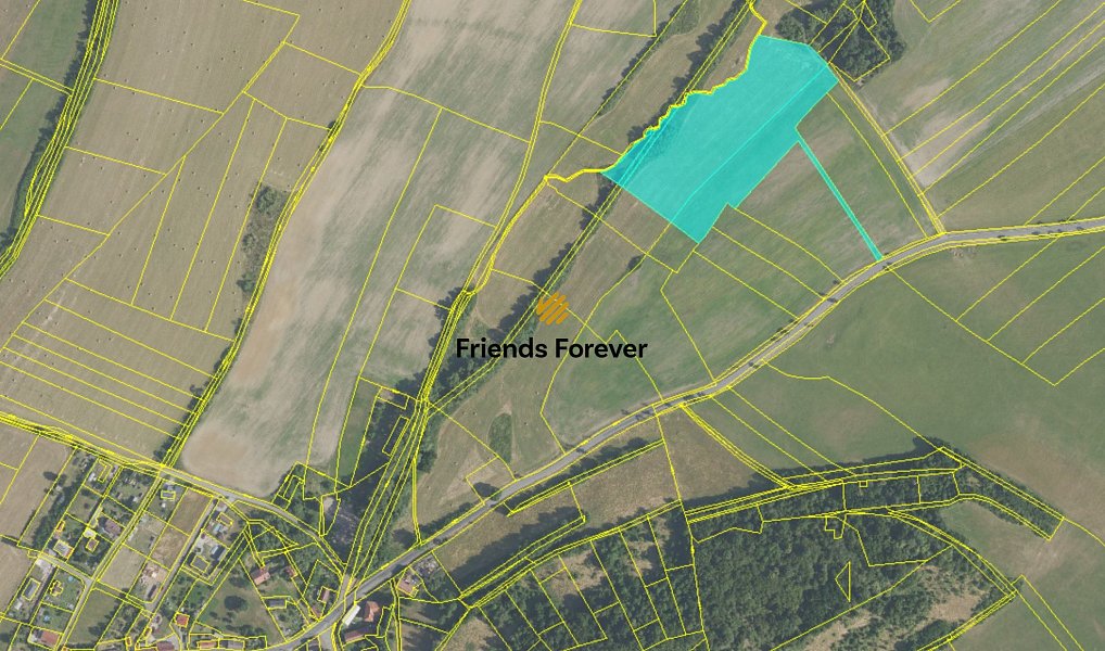 Prodej pole 3 601 m², Hostomice – náhled fotky 2