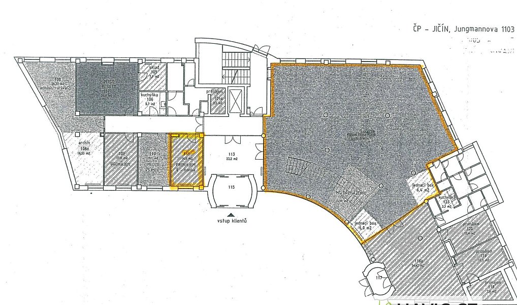 Pronájem kanceláře 21 m², Jičín – náhled fotky 17