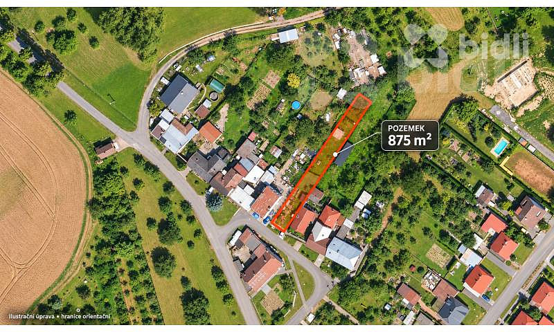 Prodej stavebního pozemku 875 m²