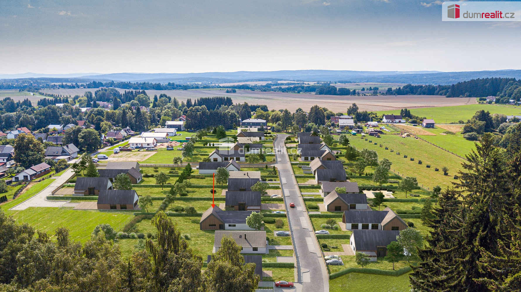 Prodej stavebního pozemku 1 392 m² – fotografie 4