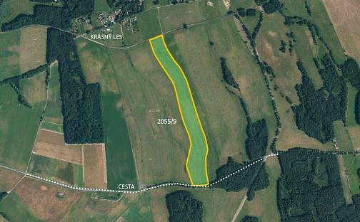 Prodej louky 108 406 m², Krásný Les, okres Liberec
