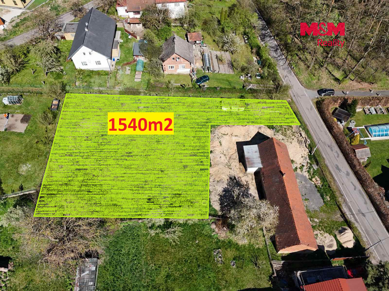 Prodej stavebního pozemku 1 540 m² – fotografie 4