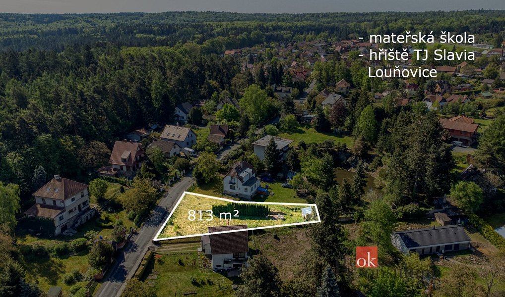 Prodej stavebního pozemku 813 m², Louňovice – náhled fotky 10