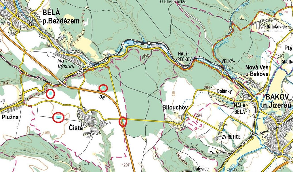 Prodej pole 15 301 m², Čistá – náhled fotky 2