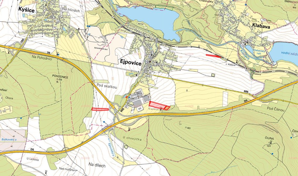 Prodej pole 15 894 m², Ejpovice – náhled fotky 3