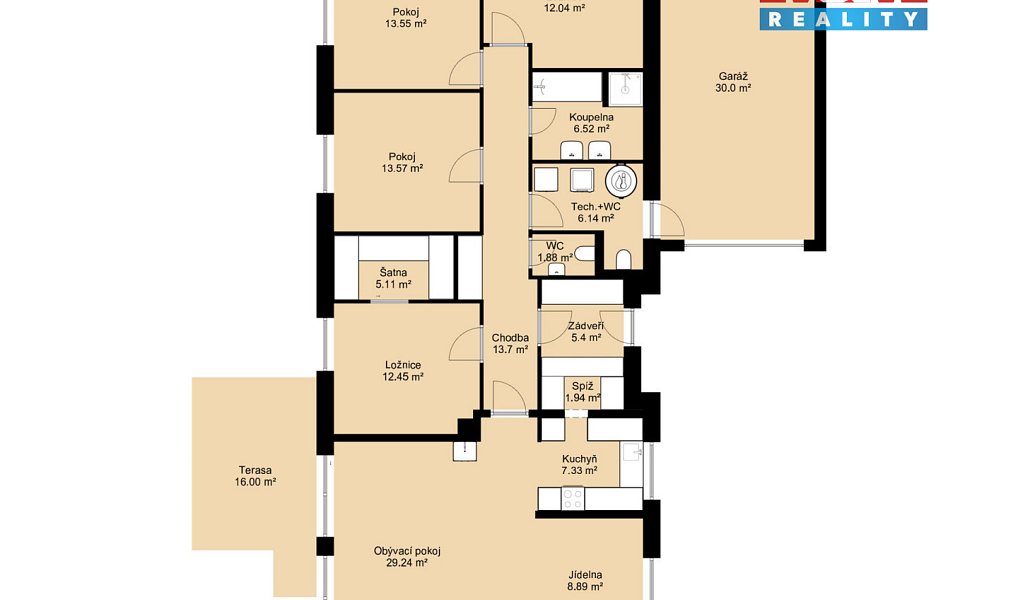 Prodej domu 168 m² s pozemkem 1 144 m², Domanín – náhled fotky 23
