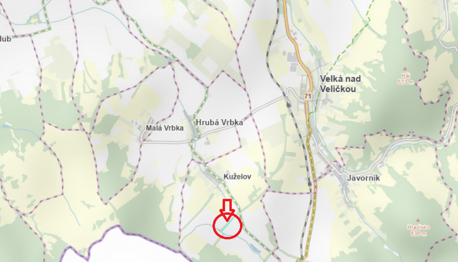 Prodej lesa 2 959 m²