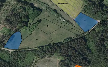 Prodej zahrady 886 m², Syřenov, okres Semily