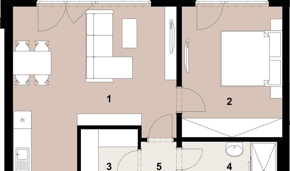 Prodej bytu 2+kk 56 m², Praha – náhled fotky 2