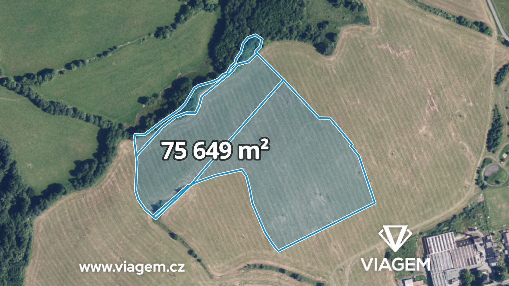 Prodej pole 12 608 m²