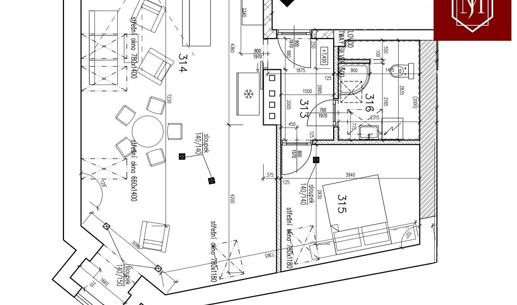 Pronájem bytu 2+kk 70 m², Třebíč – náhled fotky 11