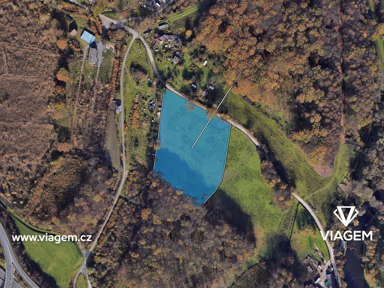 Pole 17 638 m², Podíl 47 % o výměře 8 303 m² – pohled 2