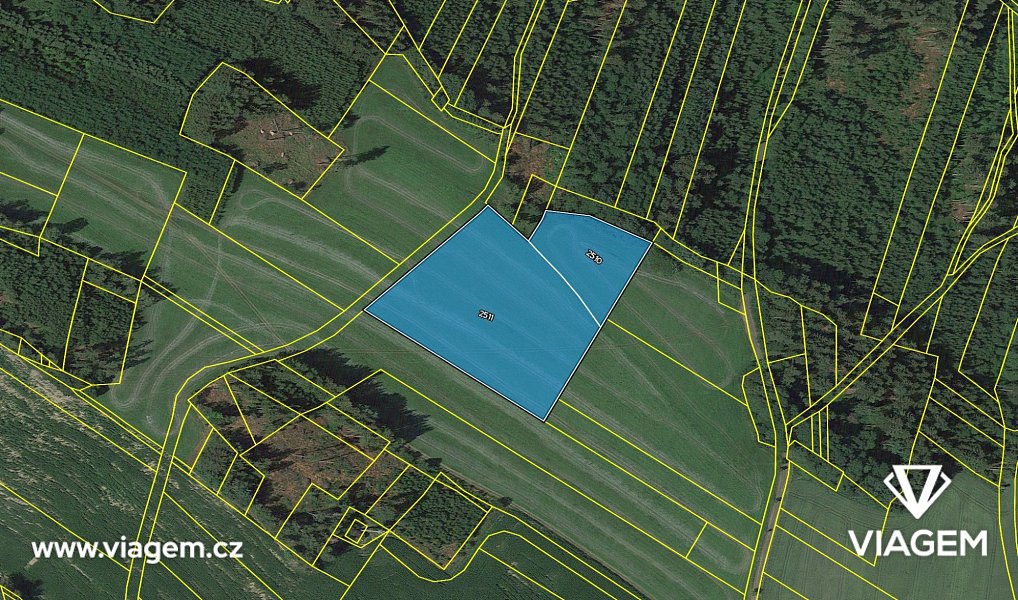 Prodej pole 1 133 m², Radčice – náhled fotky 4