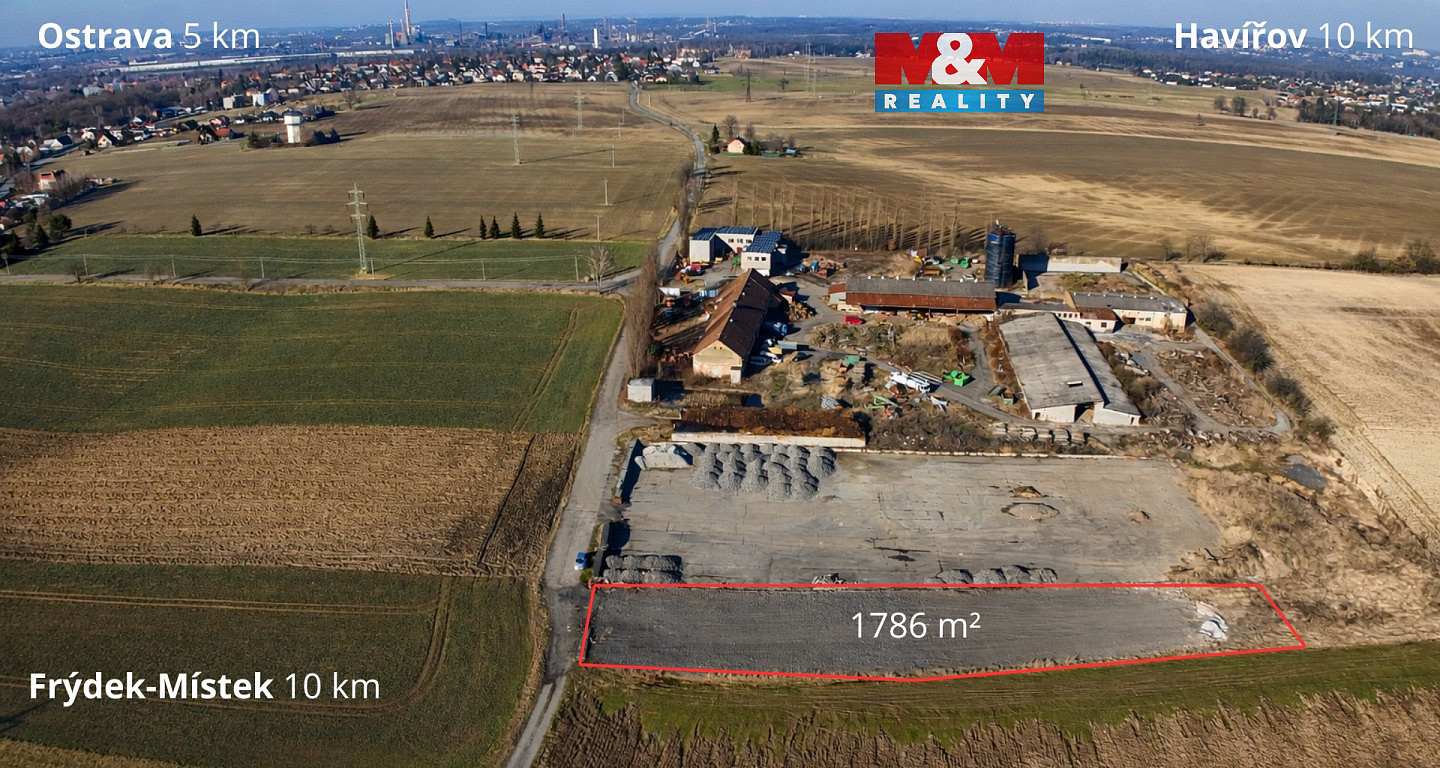 Pronájem pozemku 1 786 m²