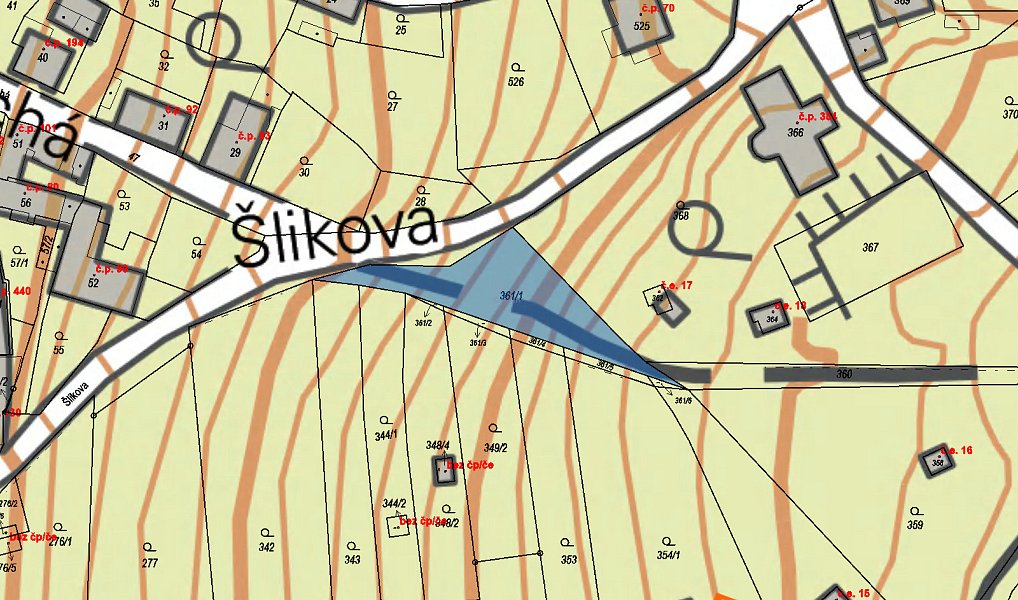 Prodej zahrady 39 m², Samotišky – náhled fotky 3
