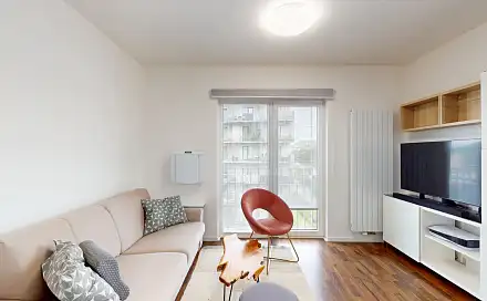 Pronájem bytu 1+kk 27 m², Novovysočanská, Praha 9 - Libeň