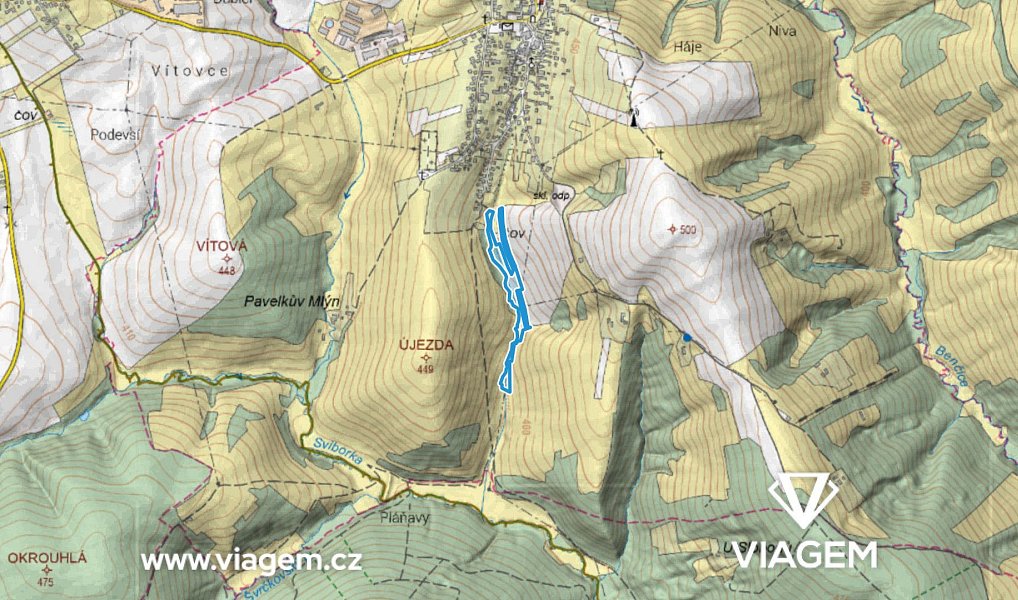 Prodej pole 2 149 m², Újezd – náhled fotky 3