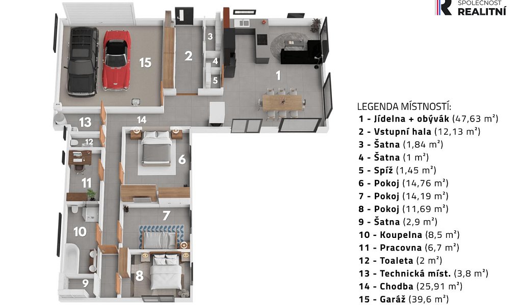 Prodej domu 200 m² s pozemkem 900 m², Veltrusy – náhled fotky 36