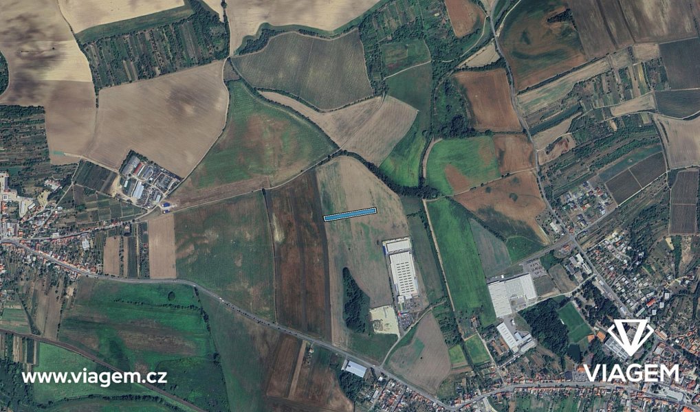 Prodej pole 2 457 m², Bzenec – náhled fotky 3