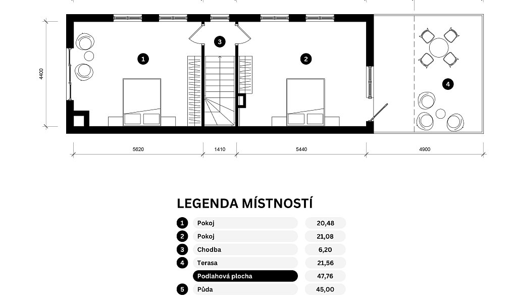 Prodej chaty/chalupy 93 m² s pozemkem 1 376 m², Hradec Králové – náhled fotky 20