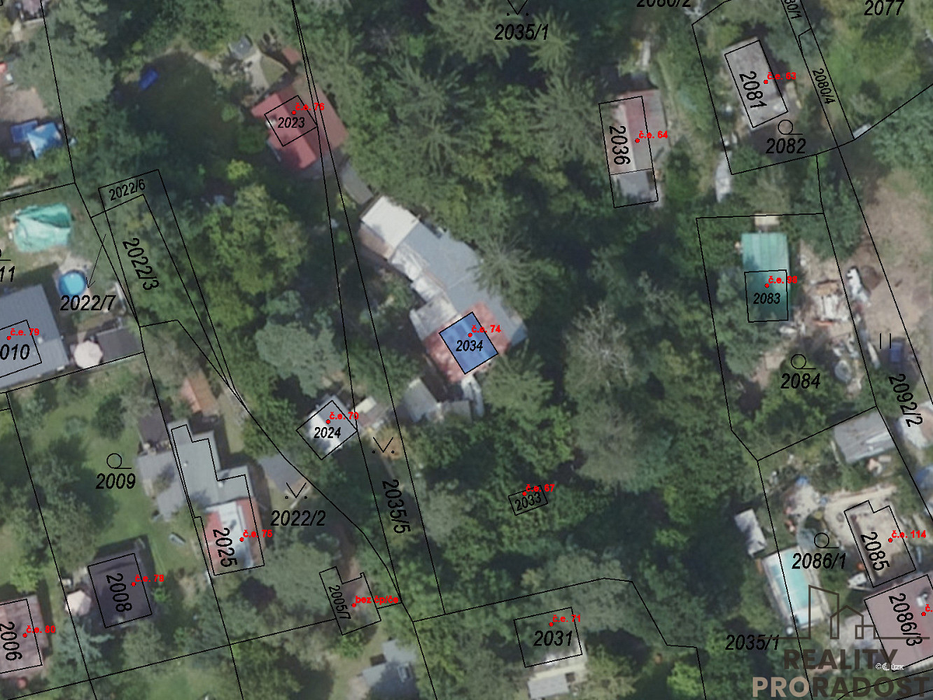 Prodej stavebního pozemku 4 500 m²