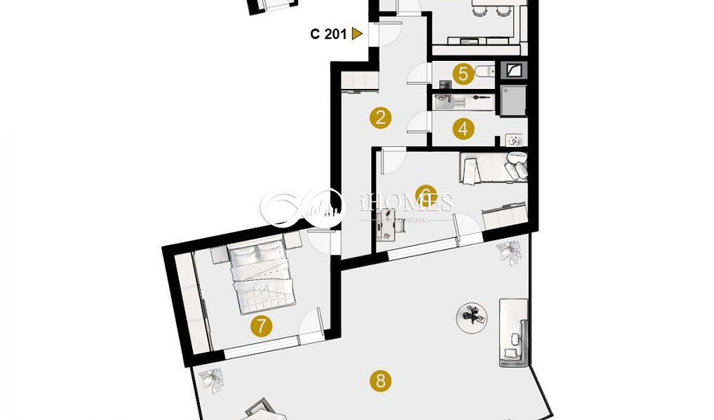 Prodej bytu 3+kk 76 m², Praha – náhled fotky 2