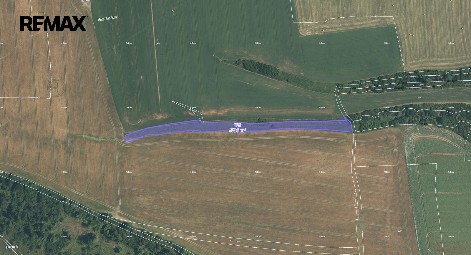 Prodej pole 4 736 m²