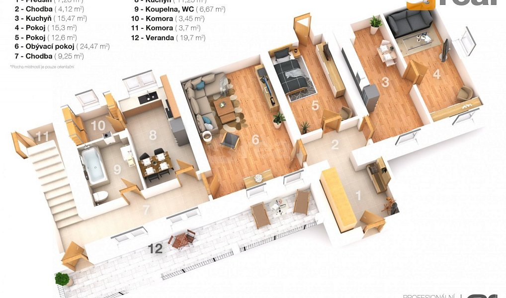 Prodej domu 664 m² s pozemkem 1 202 m², Kunice – náhled fotky 7