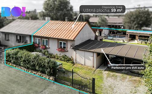 Prodej domu 80 m² s pozemkem 457 m², Stará štreka, Orlová - Poruba, okres Karviná