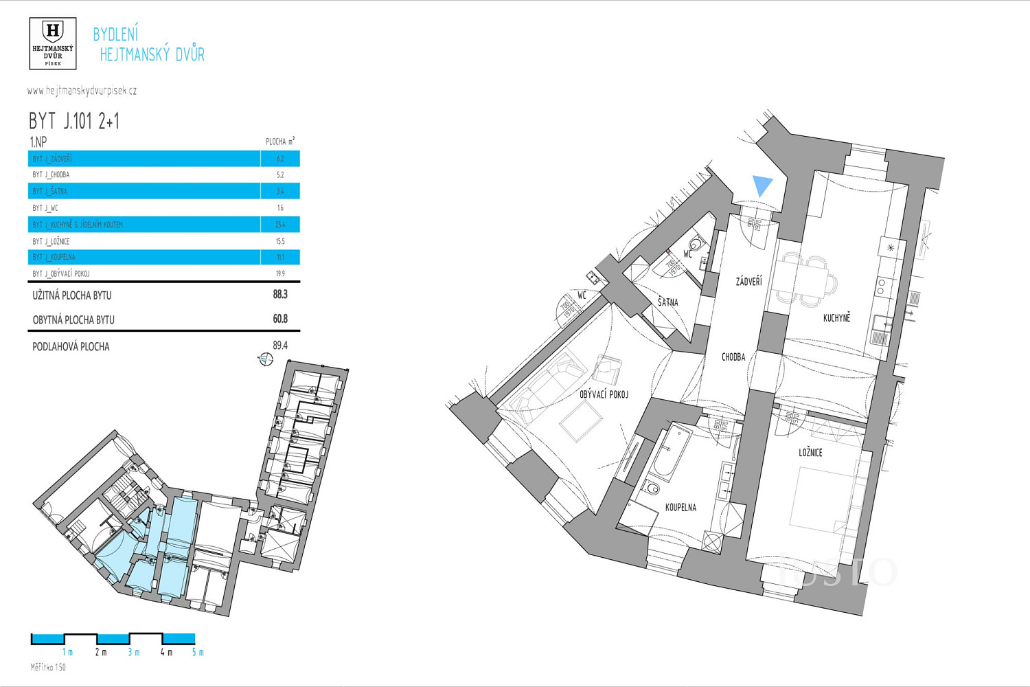 Prodej bytu 2+kk 88 m² – fotografie 5