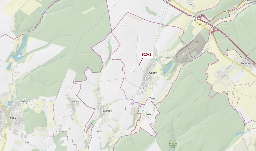 Dražba lesa, 195 m², Přerov, Výkleky