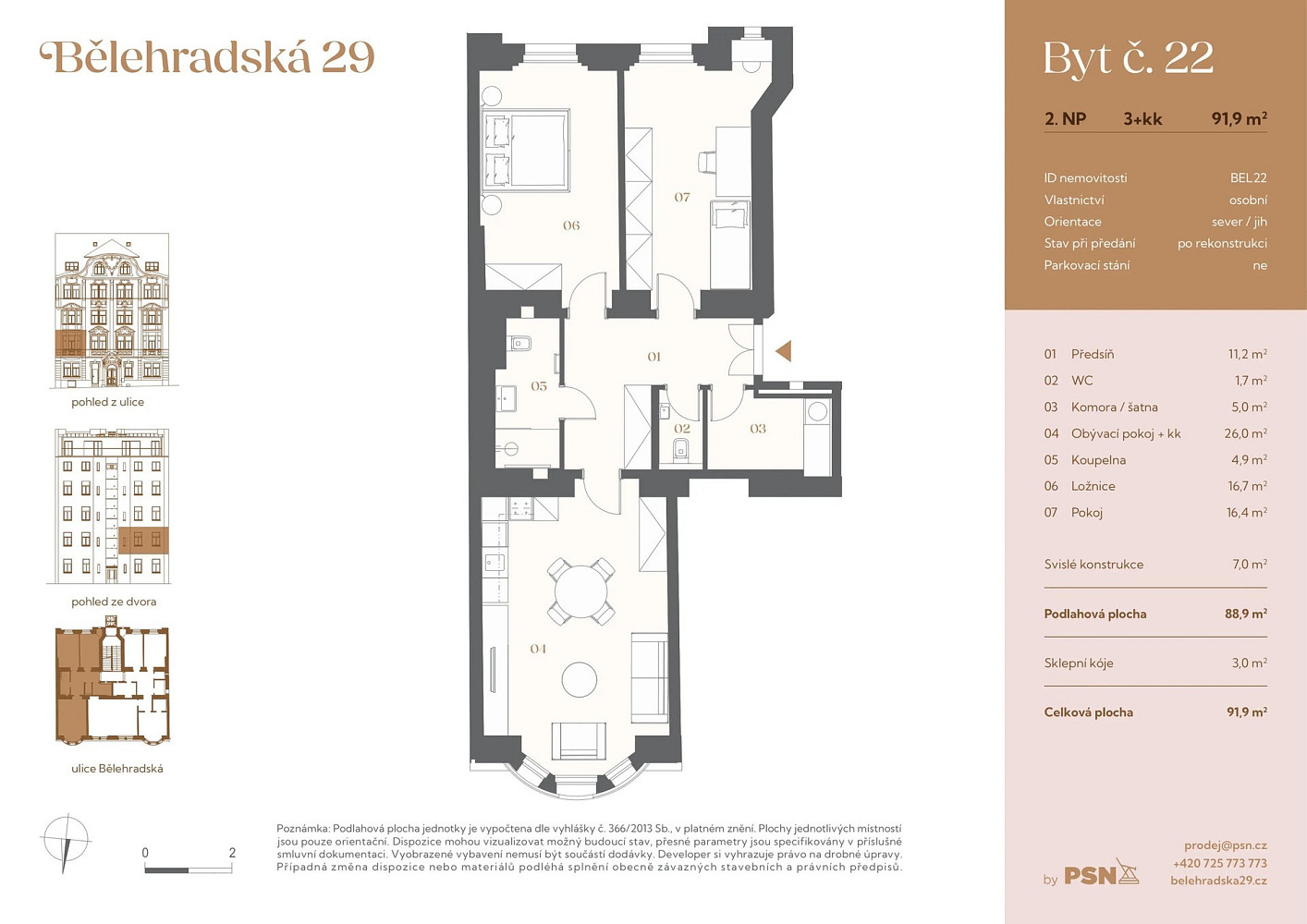 Prodej bytu 3+kk 82 m² – fotografie 2