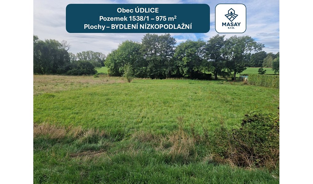 Prodej stavebního pozemku 975 m², Údlice – náhled fotky 11