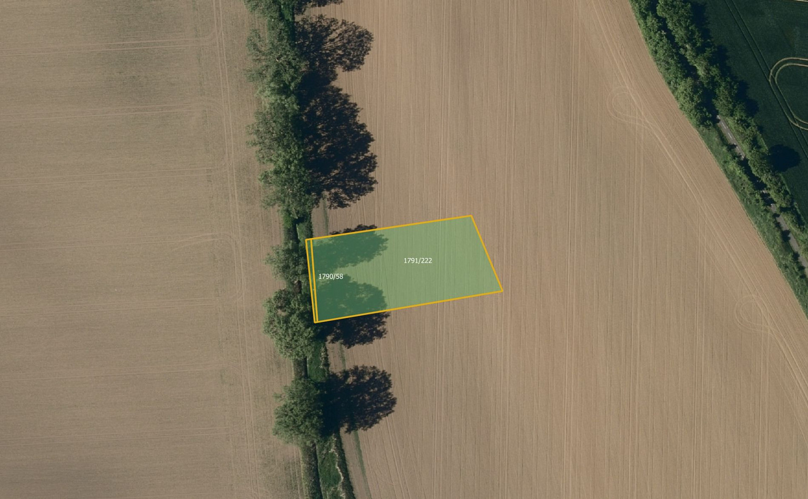 Prodej pole 3 422 m² — photo 2