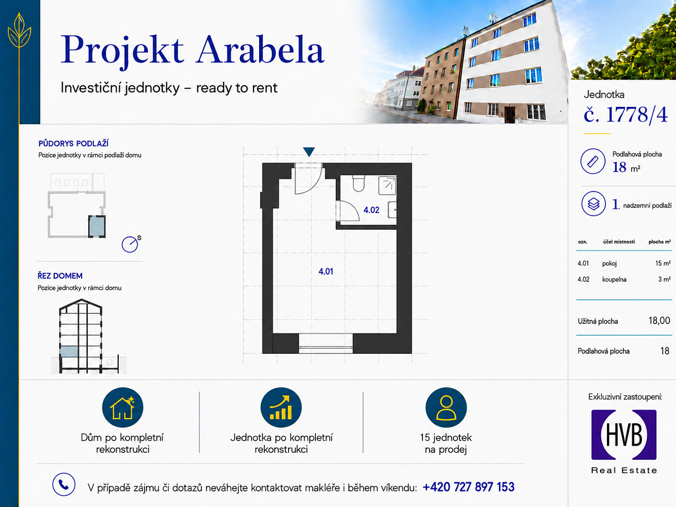 Prodej bytu 1+kk 18 m² — photo 4