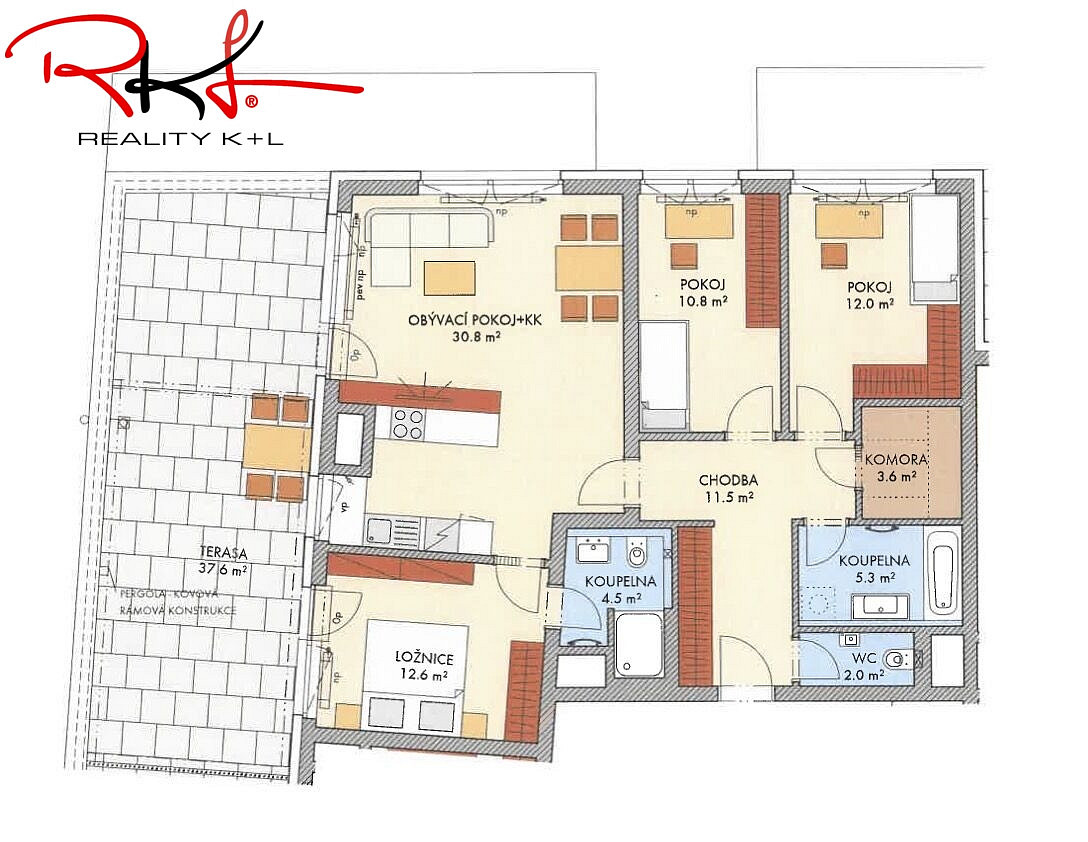 Prodej bytu 4+kk 100 m² – fotografie 4